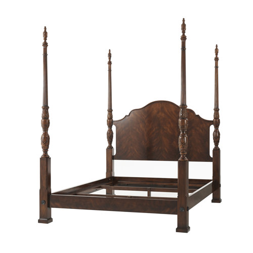 Theodore Alexander Essential Solid Wood Four Poster Bed Wayfair